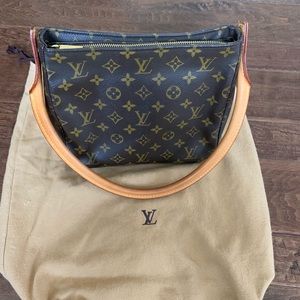 100% Authentic Louis Vuitton Monogram Looping Bag